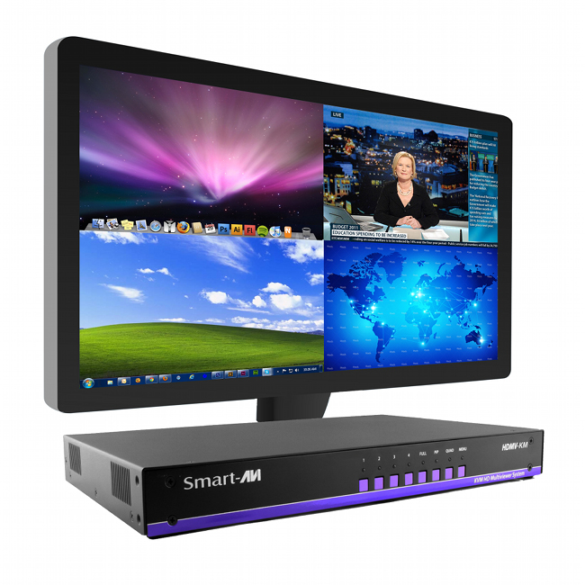 MAXBERT s.c. Quad Screen Multiviewer HDMI KVM